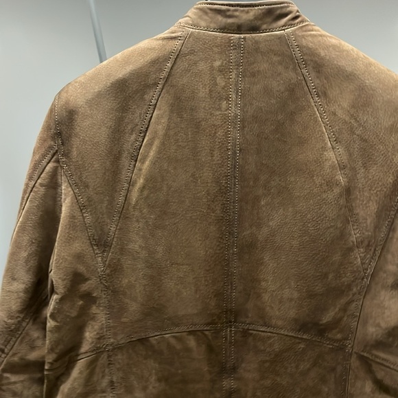 Brown leather jacket - Danier - EUC - Picture 7 of 13